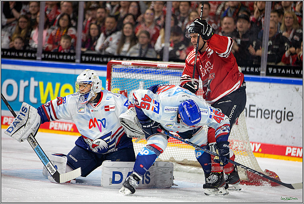 PENNY DEL; Koelner Haie-Adler Mannheim; Koeln, 17.03.2023